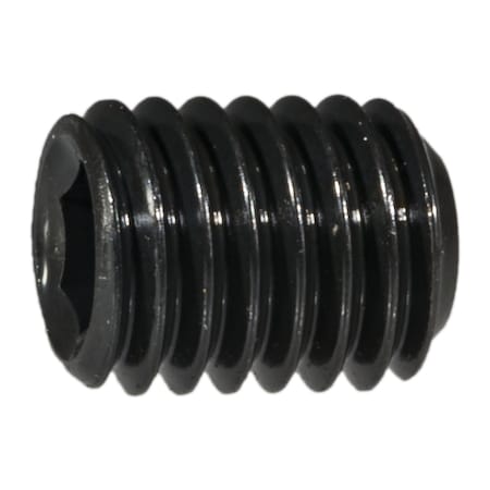Midwest Fastener 8mm-1.25 x 10mm Plain Class 14.9 Steel Coarse Thread Cup Point Hex Socket Headless Set Screws 10PK 62517